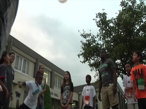 B-roll of children at Vacation Bible School