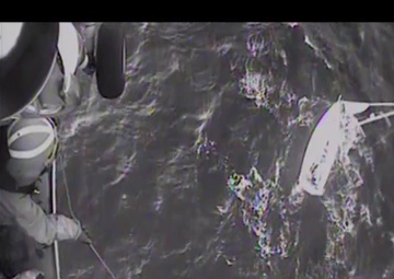 Coast Guard Aircrew Delivers Dewatering Pump Offshore, Wash.