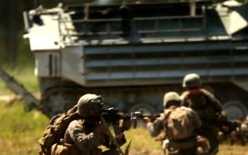 Watch Marines conduct a mechanized raid