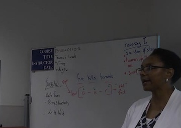 Reserve Soldier Tackles Basic Writing