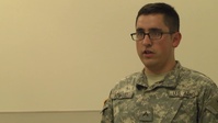 Reserve Soldier trains to deliver command information