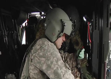 1-214th Aviation Regiment trains during Operation Global Medic