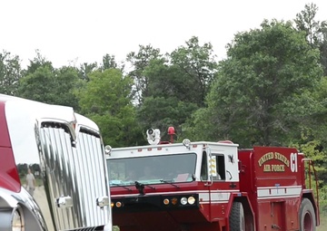 Young firefighter learns the trade