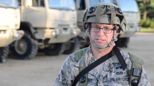Airman trains with Army