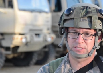 Airman trains with Army