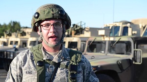 Airman trains with Army