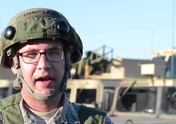 Airman trains with Army