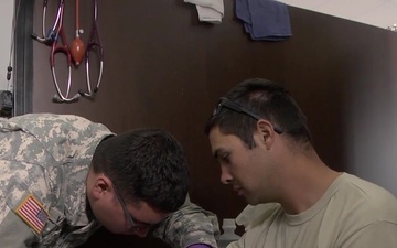 PFC Jhonathan Vargas, Alabama Army National Guard, Provides Medical Support in Romania