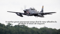 General describes the A-29B Super Tucano