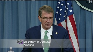 Carter, Indian Defense Minister Conduct Joint News Conference