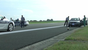 Police cars speedometers calibration