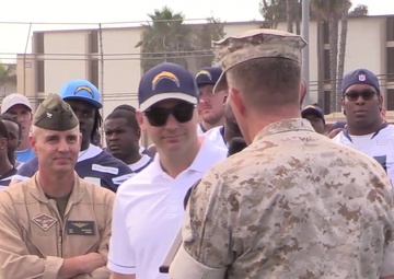 San Diego Chargers Visit Miramar