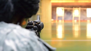 USAG Benelux Soldiers and guests qualify with brand new M4A1 carbines.