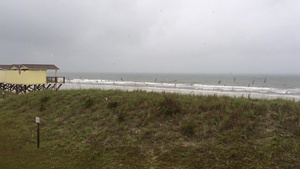 Onslow Beach as Tropical Storm Hermine approaches