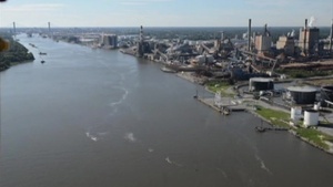 Coast Guard conducts damage assessment over Georgia coast