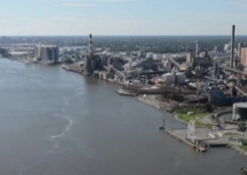 Coast Guard conducts damage assessment over Georgia coast