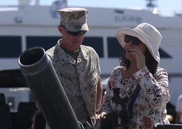 (B-roll) Marines, sailors and community in Fleet Week San Diego 2016