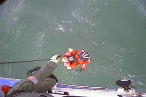Air Station Traverse City rescues kayaker