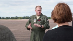 Local Civic Leaders Visit B-1Bs from Dyess AFB at RAF Fairford B-Roll