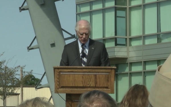 F-100 Super Sabre Dedication to Retired Major General Shepperd