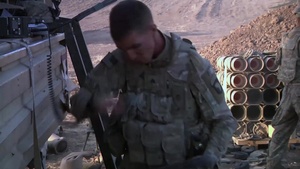 Task Force Strike Soldiers conduct air assault, artillery raid mission in northern Iraq in support of ISF
