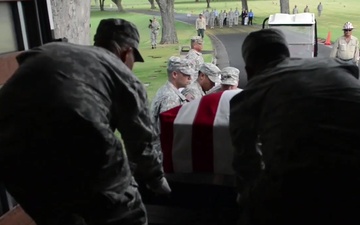 DPAA performs disinterment ceremony for USS Oklahoma unknowns