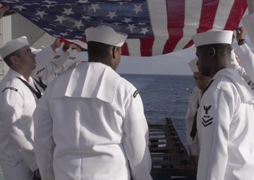 Carl Vinson Burial at Sea