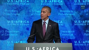 President Obama at the  U.S. Africa Business Forum