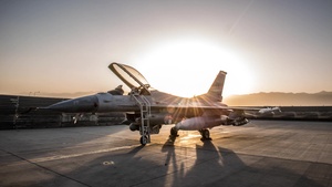 F-16 Sunset Time Lapse (4k)