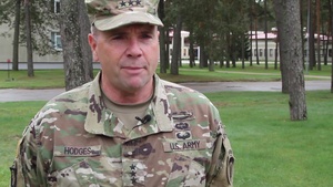 LTG Hodges Visit to Adazi, Latvia; 1 of 2