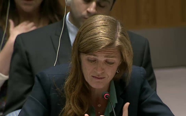 Amb. Power Remarks at a UN Security Council Briefing on Syria - English
