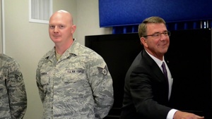 SECDEF Visits Minot AFB