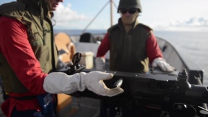 BRoll: USCGC Sequoia drills, gunnery exercise off Guam