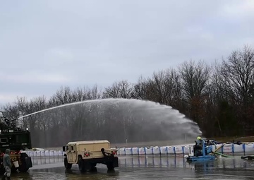 Combat Engineers help MODot re-open I-55 in Arnold, MO