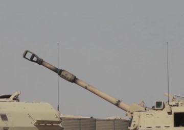 CENTCOM commander fires M-109 Paladin