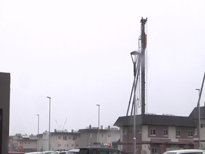 Marine Corps Air Station Iwakuni undergoes construction