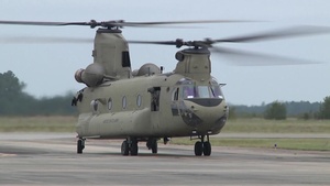 SCNG CH-47 arrive to support Hurricane Matthew response efforts