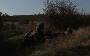 BSRF Marines conduct a mechanized assault course for the distinguished visitors of Platinum Lynx 16.5