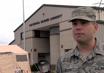 The 239th CCS helps out the Festus Armory