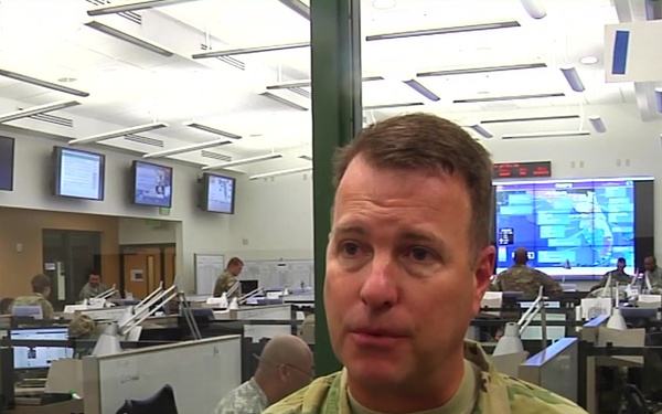 Joint Operations Center Manages Hurricane Matthew Missions