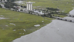 Coast Guard conducts fly over after Hurricane Matthew