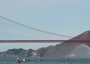San Francisco Fleet Week USS San Diego (LPD 22) Ship Tours B-Roll