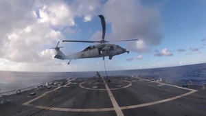 USS McCampbell Conducts HVBSS with EOD