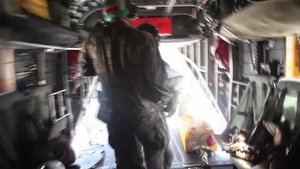 US Marines Deliver Food Supplies to Hurricane Matthew Affected Areas