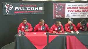 Atlanta Falcons Visit JBLM