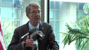 Defense Secretary Ash Carter Speaks in Trinidad and Tobago