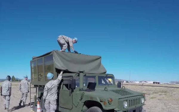 258th ATCS Mobile Air Traffic Control Tower Training in Oregon