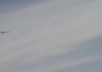 A RQ-20 Puma completes surveillance operations