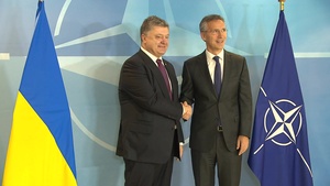 Visit to NATO by the President of Ukraine Bilat B-roll