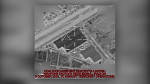 Oct. 08: Coalition airstrike destroys a Da’esh VBIED facility near Mosul, Iraq.